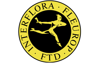 Fleurop logo, bloemenleverancier en bezorgservice