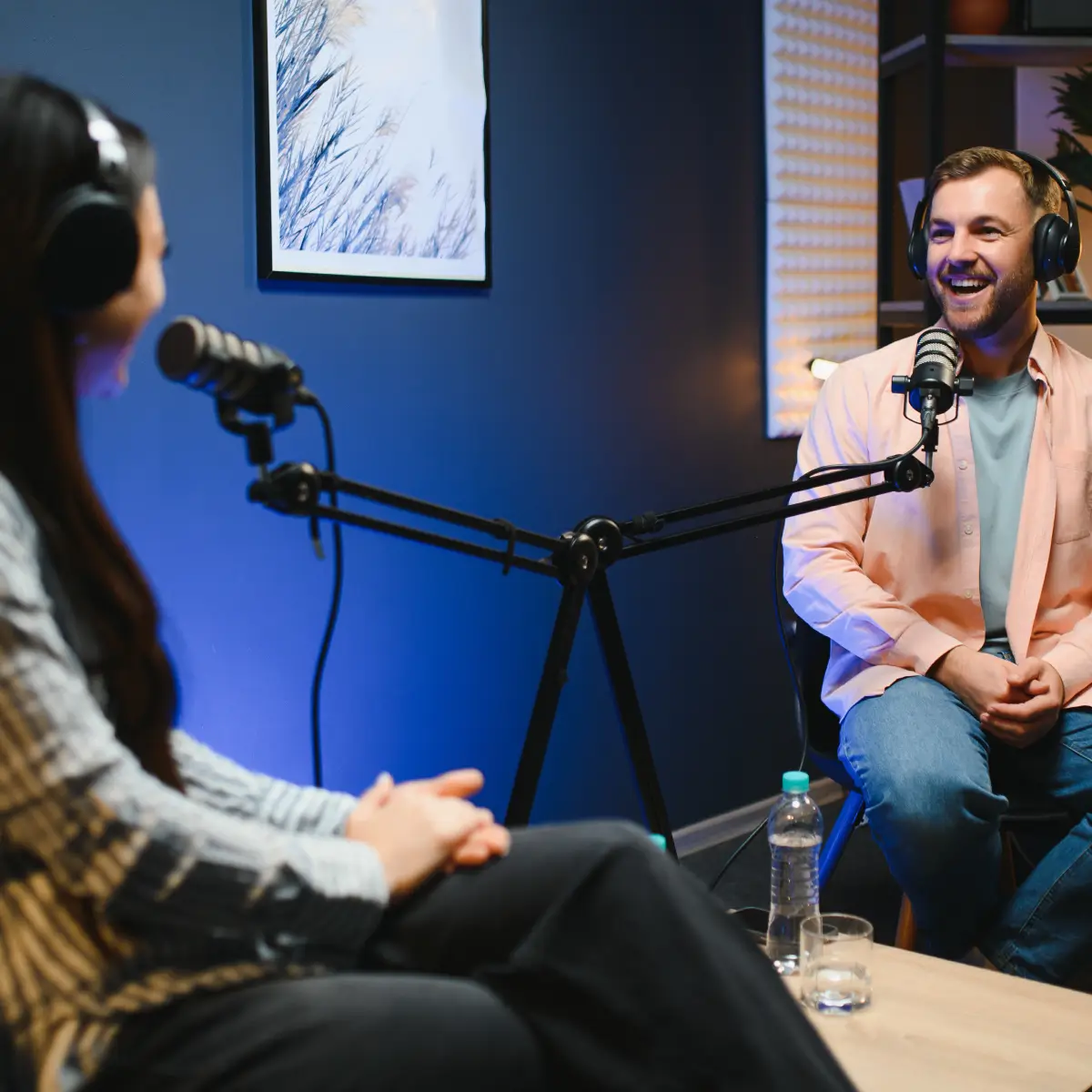 Klankman Pascal Braeckman en radiomaker Elias Smekens Podcast laten maken door CameraWorks